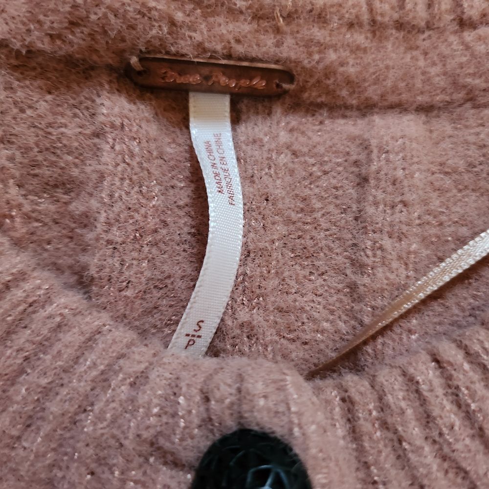 Free People Pink Ribbed Cardigan - Picture 2 of 7